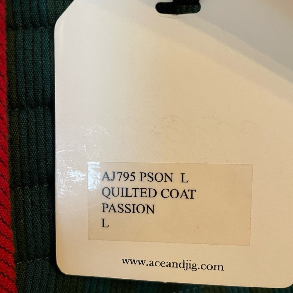 NWOT Ace & Jig Quilted Coat in Passion - Picture 7 of 12